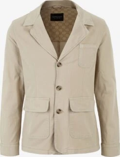 Blazers Slim Fit Colbert Heren Beige