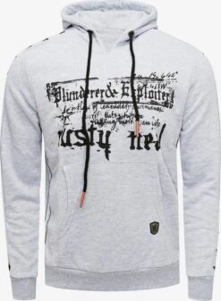 Hoodies Sweatshirt Heren Grijs
