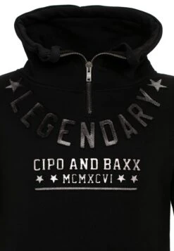Cipo & Baxx Sweatshirts Sweatshirt Heren Zwart -Herenkleding Winkel 6ad98545c082a017a09ed0991494be8f