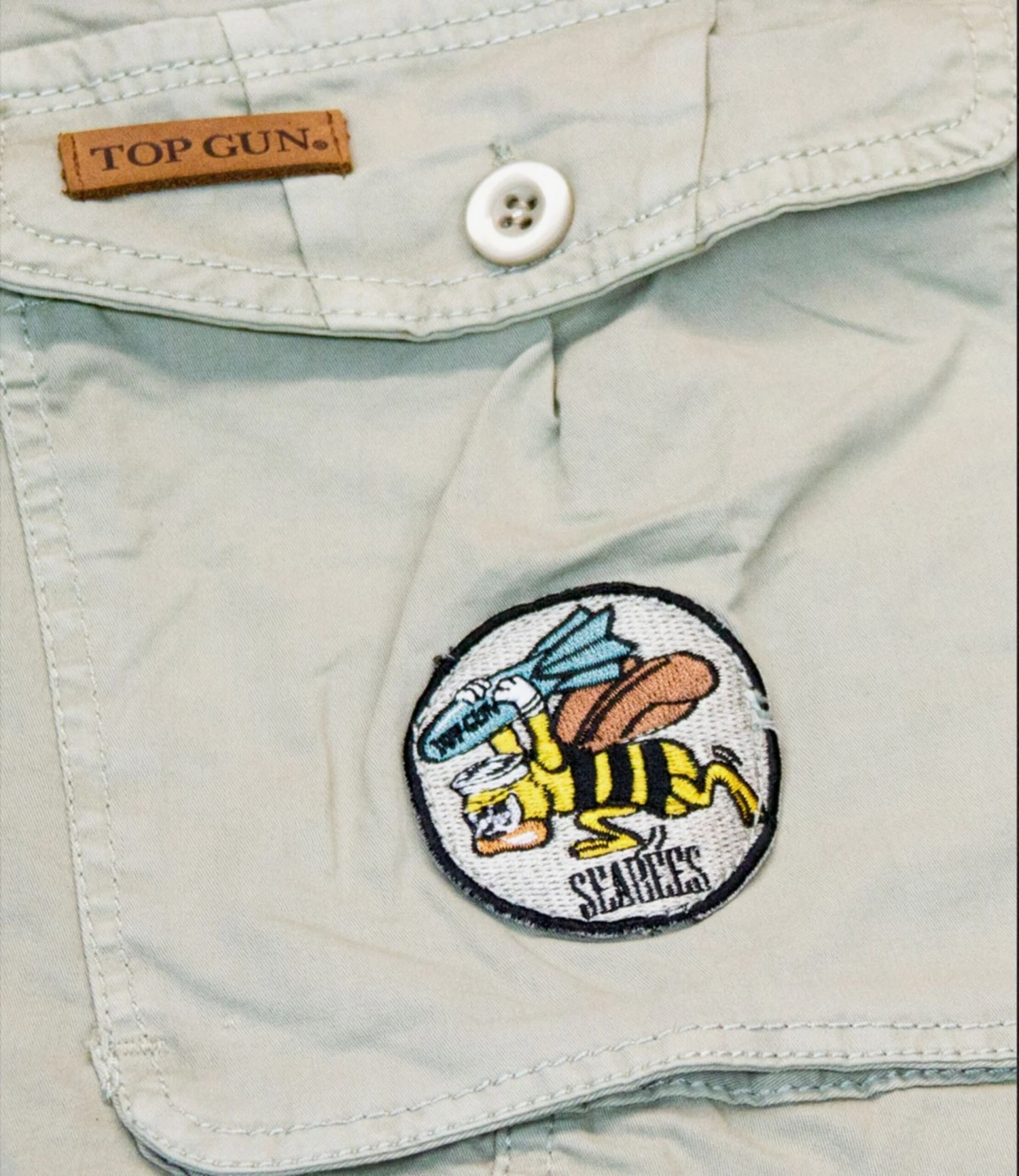 Top Gun Cargo Shorts Regular Cargobroek Stinger Heren Beige 3 Top Gun Cargo Shorts Regular Cargobroek Stinger Heren Beige - Afbeelding 3