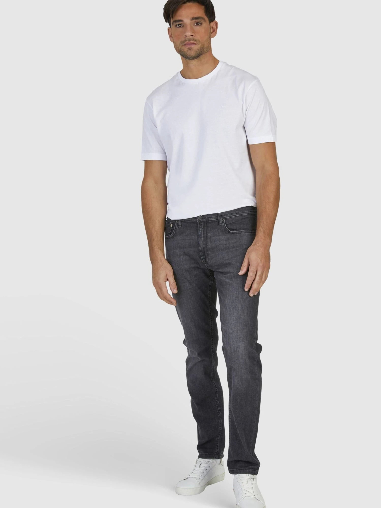 Straight Regular Jeans Heren Grafiet 4 Straight Regular Jeans Heren Grafiet - Afbeelding 4