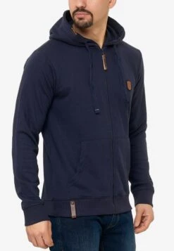 Indicode Jeans Sweatvesten Met Capuchon Sweatvest Braidwood Heren Enziaan -Herenkleding Winkel 6cb890e9281c835994910a877c049443