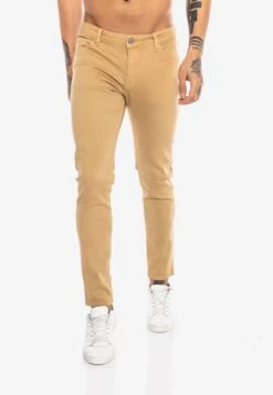 Jeans Skinny Jeans Saitama Colored Heren Bruin / Geel -Herenkleding Winkel 6e0bbcbb8ef015da0dc06a2ba9a6f93d