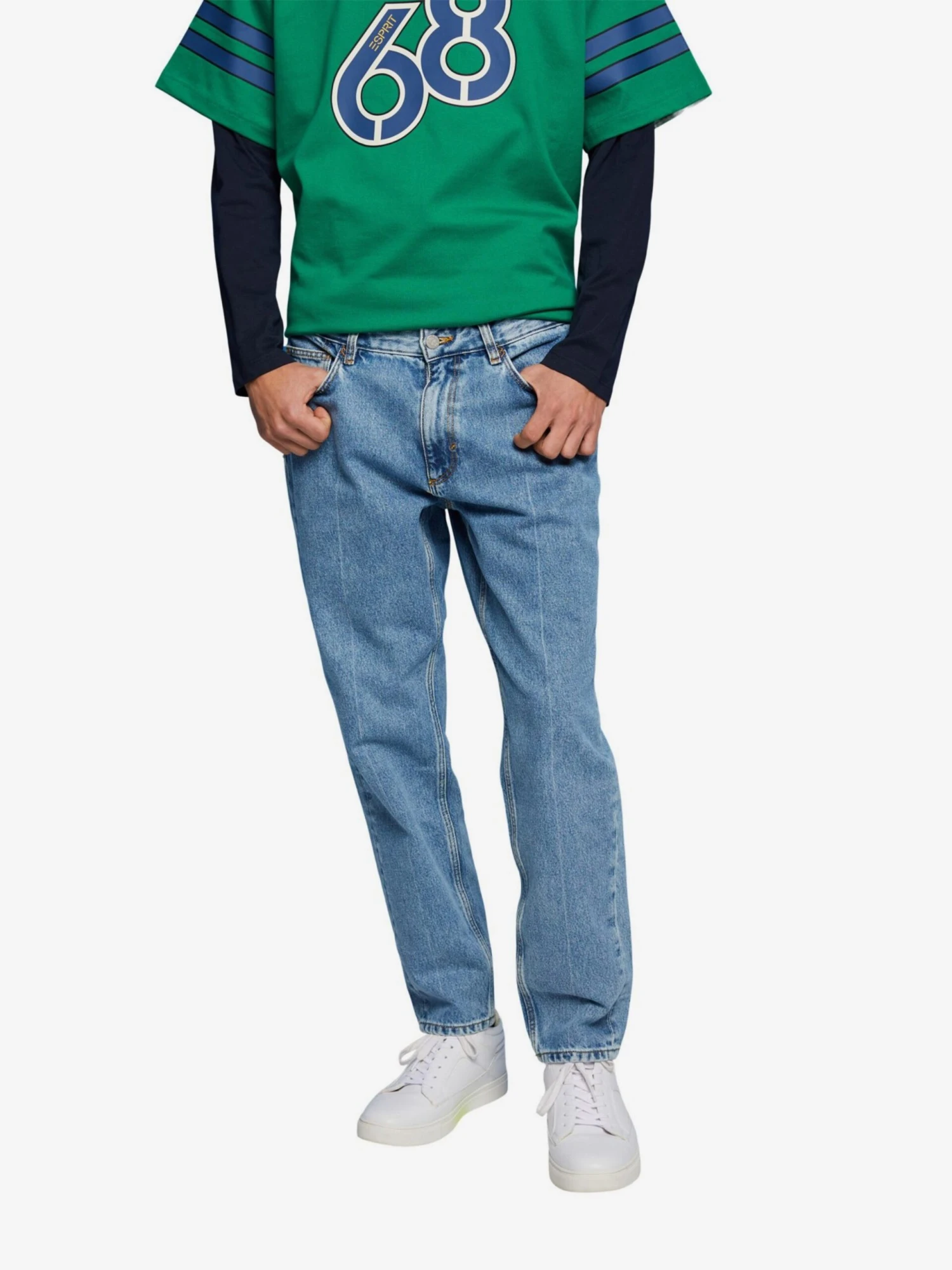 ESPRIT Jeans Tapered Jeans Heren Blauw 2 ESPRIT Jeans Tapered Jeans Heren Blauw - Afbeelding 2