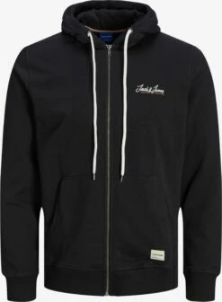 Jack & Jones Sweatvesten Met Capuchon Sweatvest Tons Heren Zwart