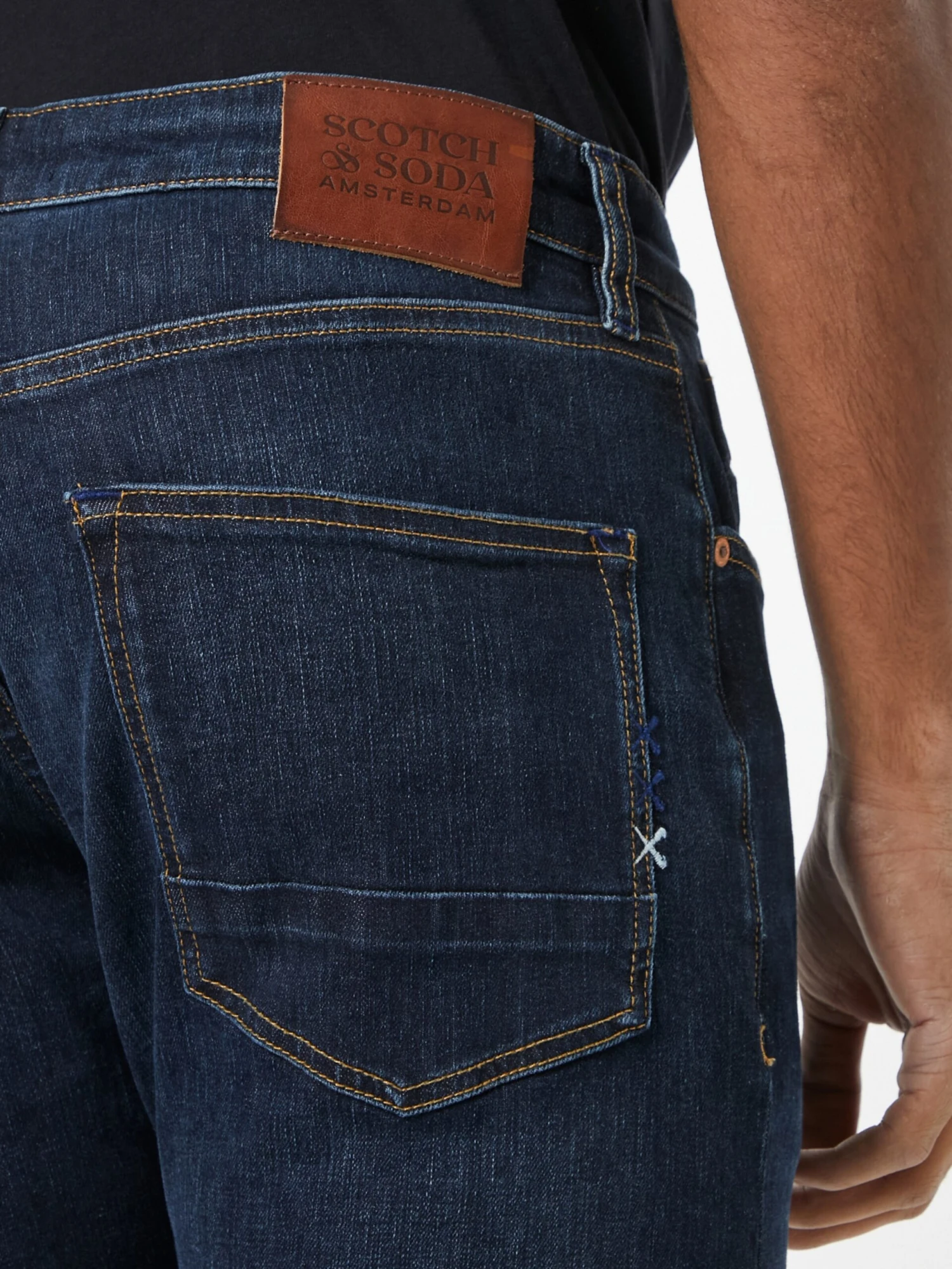 Scotch & Soda Jeans Slimfit Jeans Ralston Heren Donkerblauw 2 Scotch & Soda Jeans Slimfit Jeans Ralston Heren Donkerblauw - Afbeelding 2