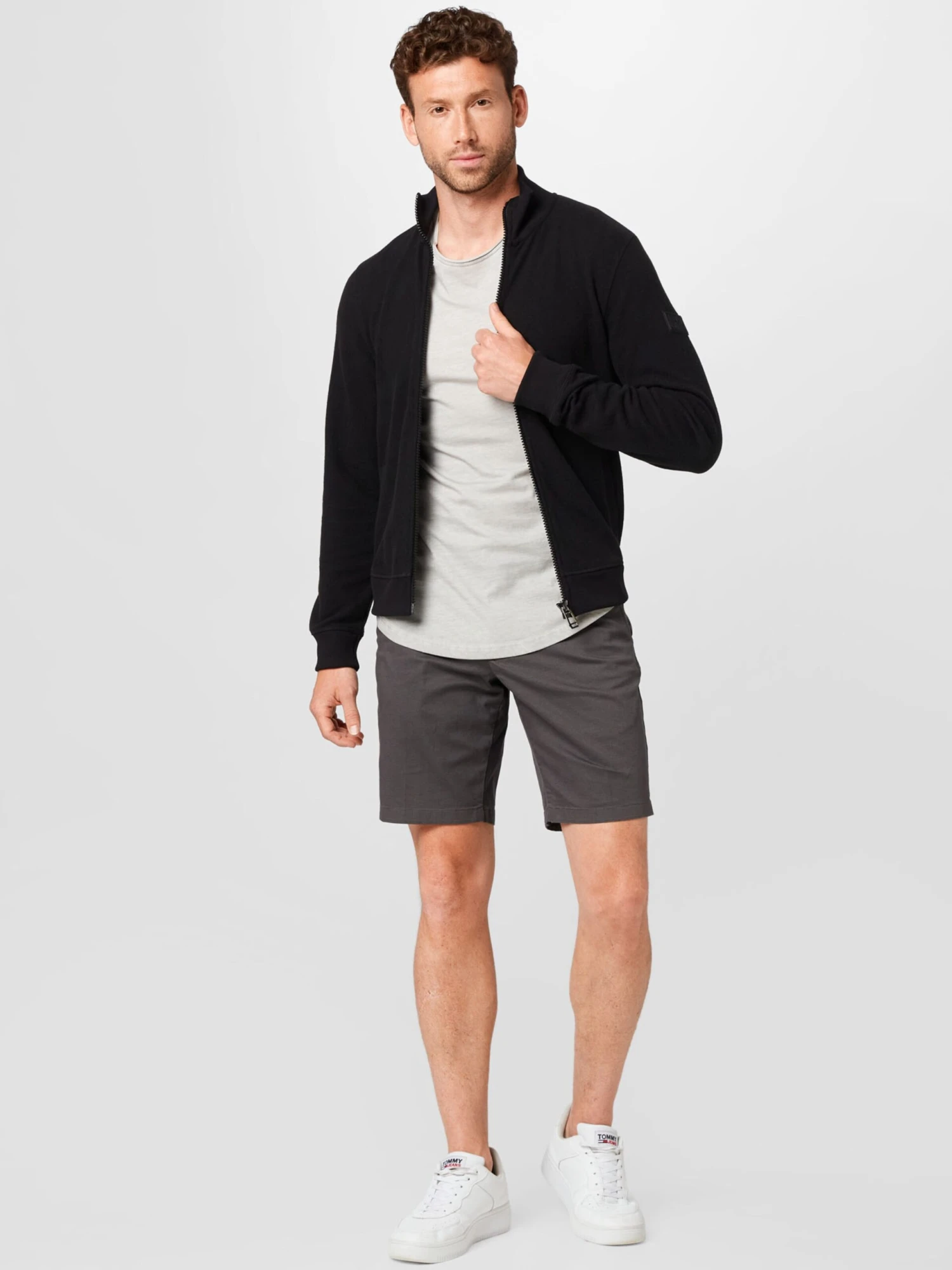 Joop Jeans Sweatvesten Sweatvest Amelios Heren Zwart 5 Joop Jeans Sweatvesten Sweatvest Amelios Heren Zwart - Afbeelding 5