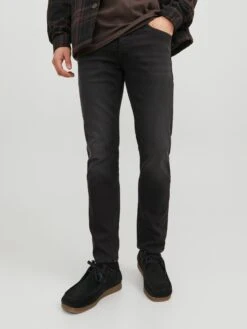 Jack & Jones Straight Regular Jeans Mike Heren Zwart -Herenkleding Winkel 75288797cd49aa44c4ffffd6a61cdde1