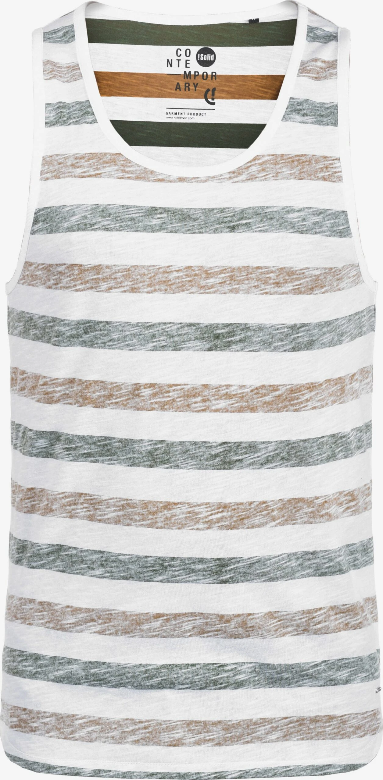 Solid Tanktops Shirt Mende Heren Bruin 1 Solid Tanktops Shirt Mende Heren Bruin