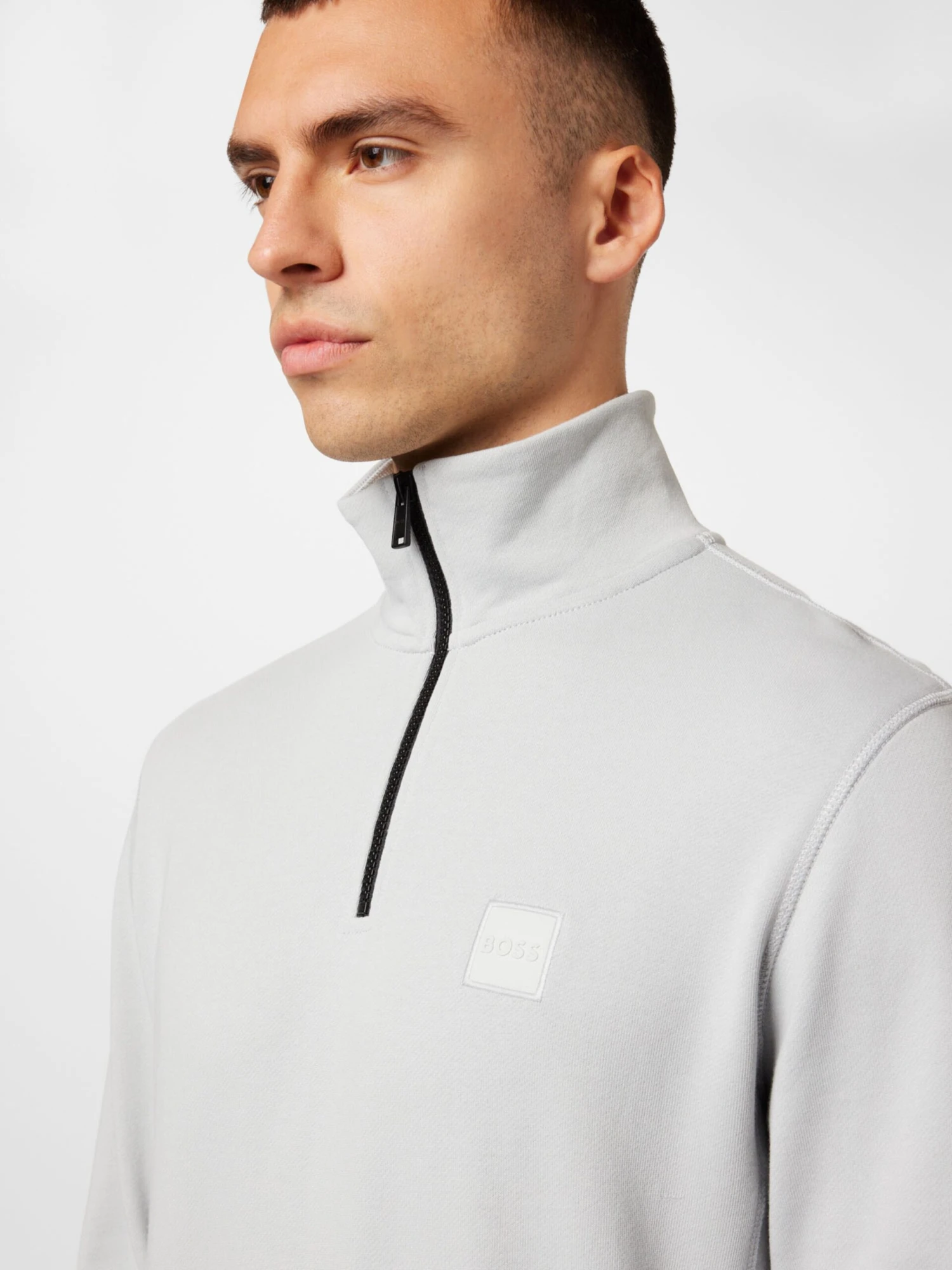 BOSS ORANGE Sweatshirts Sweatshirt Zetrust Heren Lichtgrijs 2 BOSS ORANGE Sweatshirts Sweatshirt Zetrust Heren Lichtgrijs - Afbeelding 2