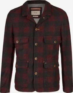 Camel Active Blazers Regular Fit Colbert Heren Rood