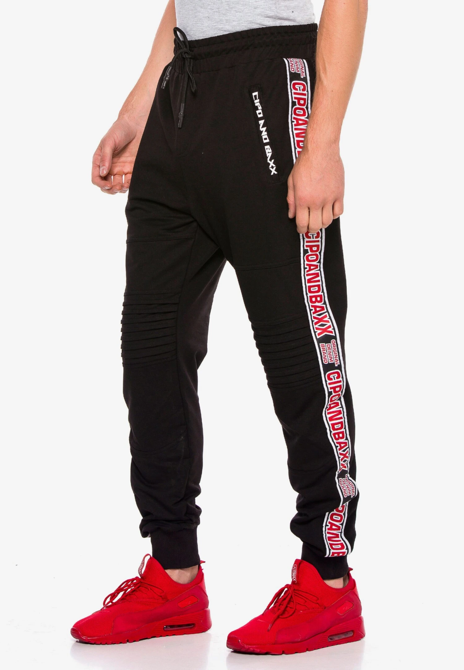Cipo & Baxx Sweatpants Loosefit Broek Ninja Heren Zwart 4 Cipo & Baxx Sweatpants Loosefit Broek Ninja Heren Zwart - Afbeelding 4