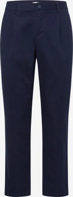 About You Pantalons Regular Bandplooibroek Azad Heren Donkerblauw