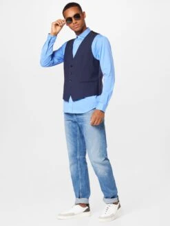 Gilets Gilet Huge Heren Navy -Herenkleding Winkel 83c5edf9db967d9a8928224011cdd112