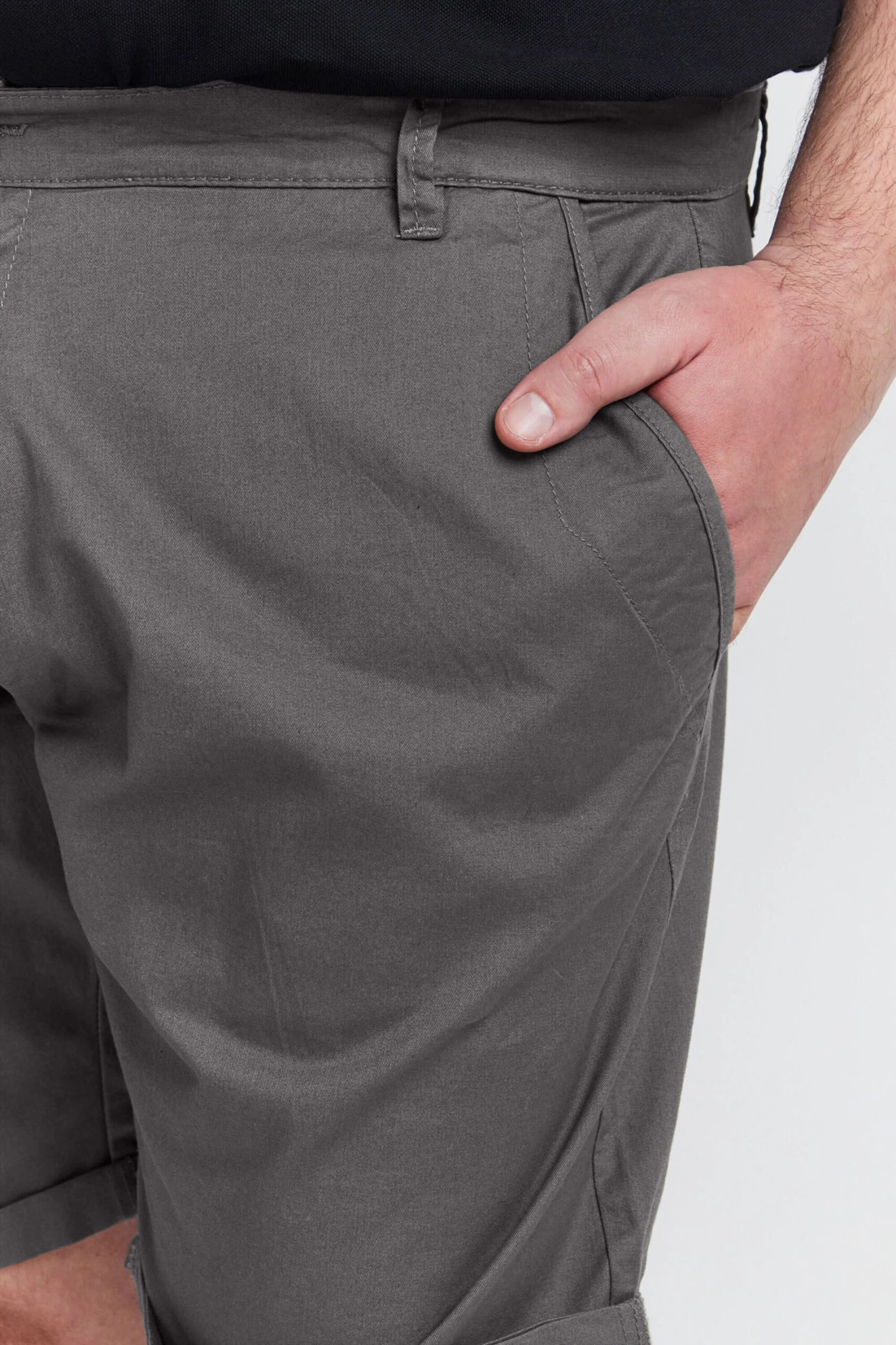 Solid Shorts Regular Broek Heren Donkergrijs 5 Solid Shorts Regular Broek Heren Donkergrijs - Afbeelding 5