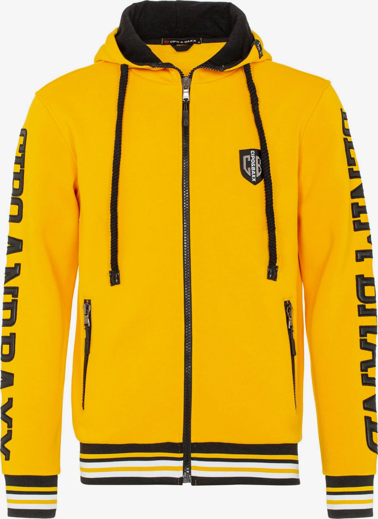 Cipo & Baxx Sweatvesten Met Capuchon Sweatvest Heren Geel 1 Cipo & Baxx Sweatvesten Met Capuchon Sweatvest Heren Geel