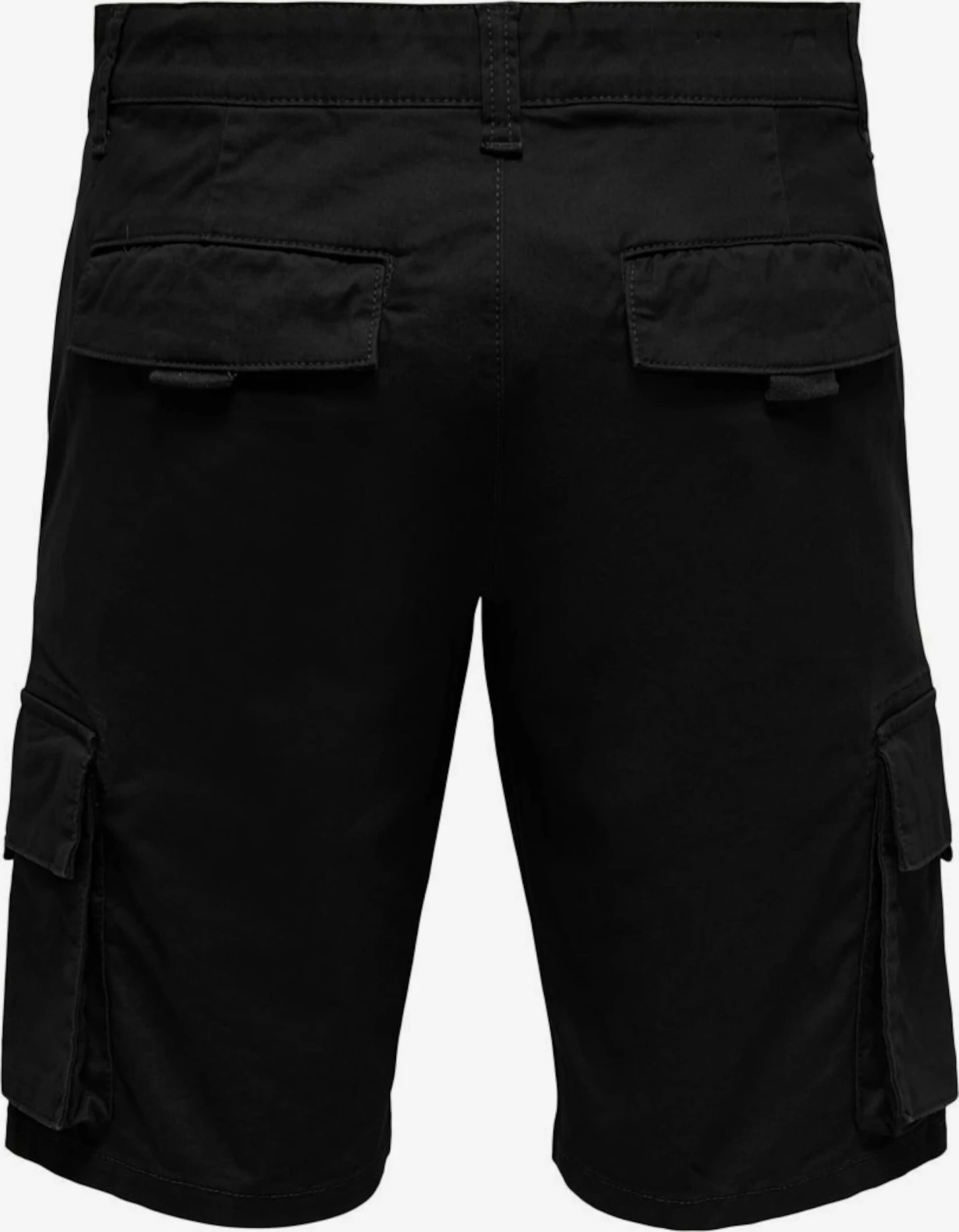 Only & Sons Cargo Shorts Regular Cargobroek Heren Zwart 2 Only & Sons Cargo Shorts Regular Cargobroek Heren Zwart - Afbeelding 2