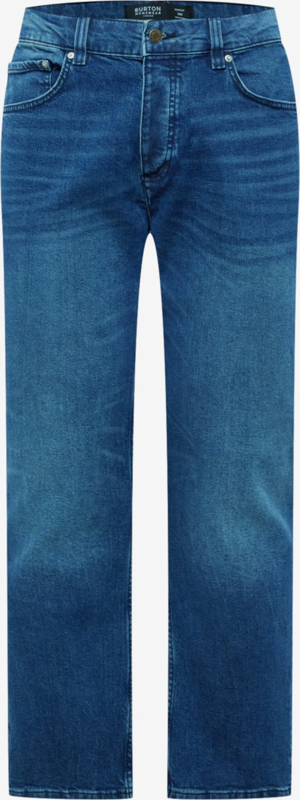 Straight Bootcut Jeans Heren Blauw 1 Straight Bootcut Jeans Heren Blauw