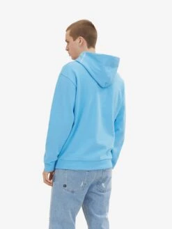 TOM TAILOR Denim Hoodies Sweatshirt Heren Lichtblauw -Herenkleding Winkel 8a70de03864d78d8ef95759da050631c