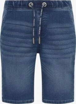 Bruno Banani Denim Shorts Regular Jeans Berger Heren Blauw / Donkerblauw