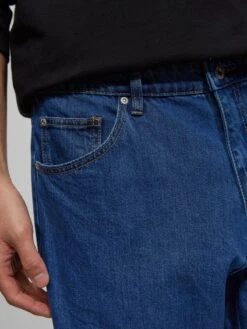 PULL & BEAR Jeans Loosefit Jeans Heren Donkerblauw -Herenkleding Winkel 8dd698d2f9996c30f20fd12f6b7f44ee