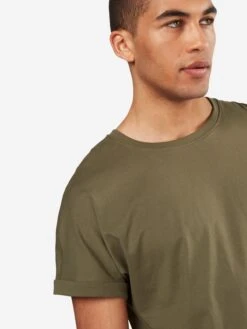URBAN CLASSICS T-shirts Shirt Heren Olijfgroen -Herenkleding Winkel 8e439cb31331fd36ac4246aa4e3693c8