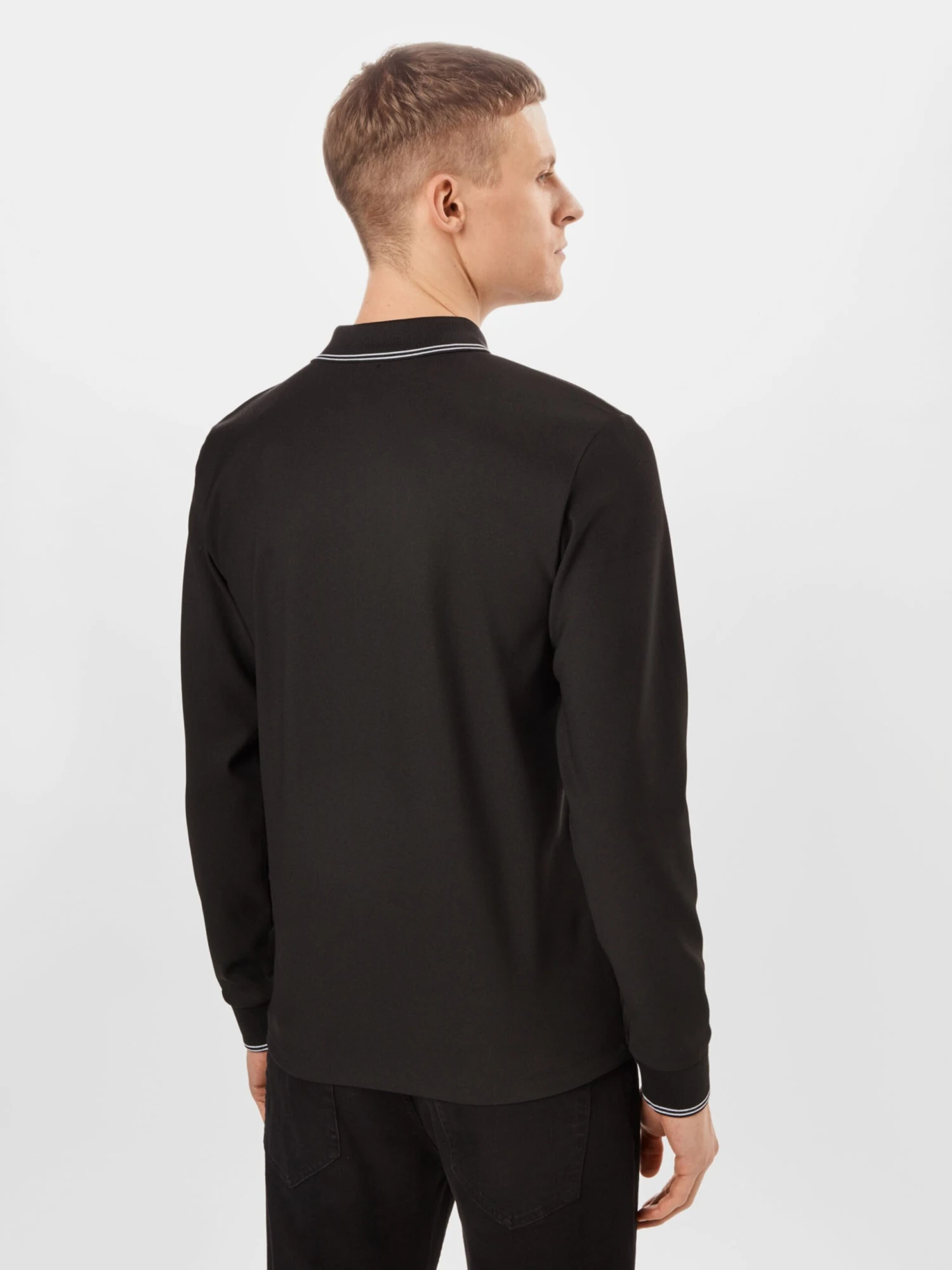 RIVER ISLAND Longsleeves Shirt MAISON Heren Zwart 4 RIVER ISLAND Longsleeves Shirt MAISON Heren Zwart - Afbeelding 4