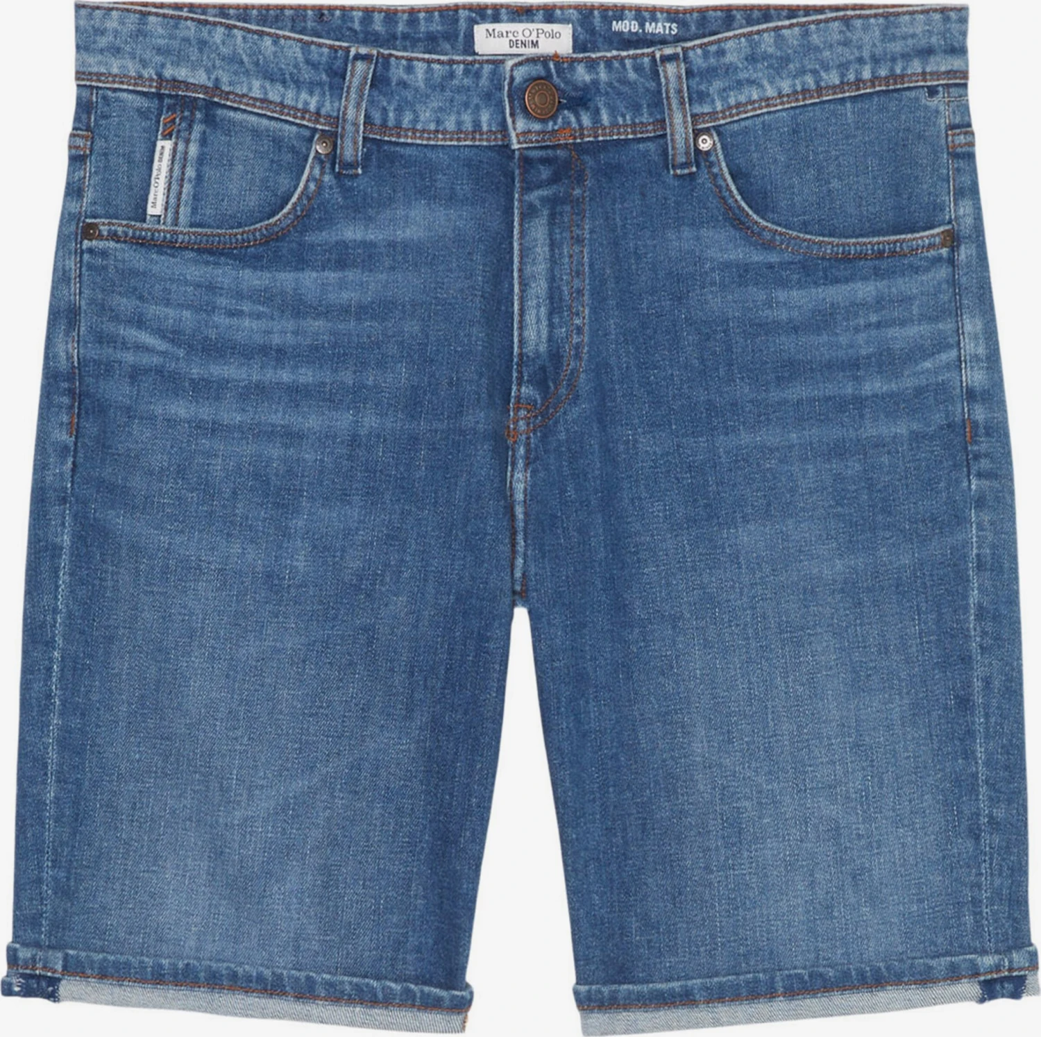 Marc O'Polo DENIM Denim Shorts Regular Jeans Heren Blauw 1 Marc O'Polo DENIM Denim Shorts Regular Jeans Heren Blauw