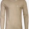 Longsleeves Shirt Heren Sand
