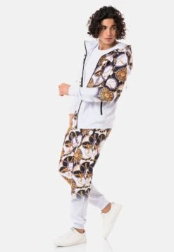 Sweatvesten Met Capuchon Sweatvest Luxury Fade Heren Wit -Herenkleding Winkel 90aa07f0699cd664c1268a494e710c84