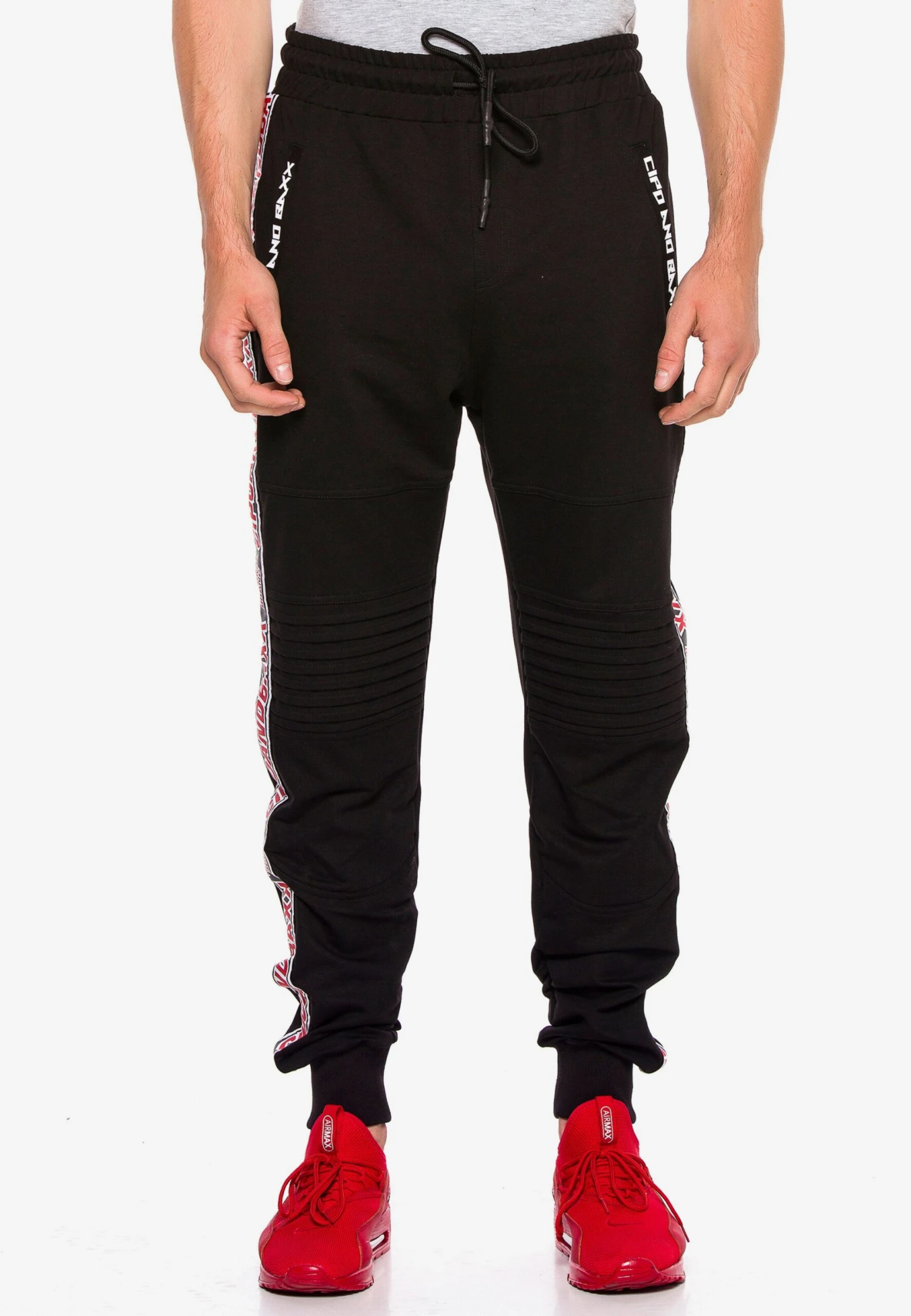 Cipo & Baxx Sweatpants Loosefit Broek Ninja Heren Zwart 3 Cipo & Baxx Sweatpants Loosefit Broek Ninja Heren Zwart - Afbeelding 3