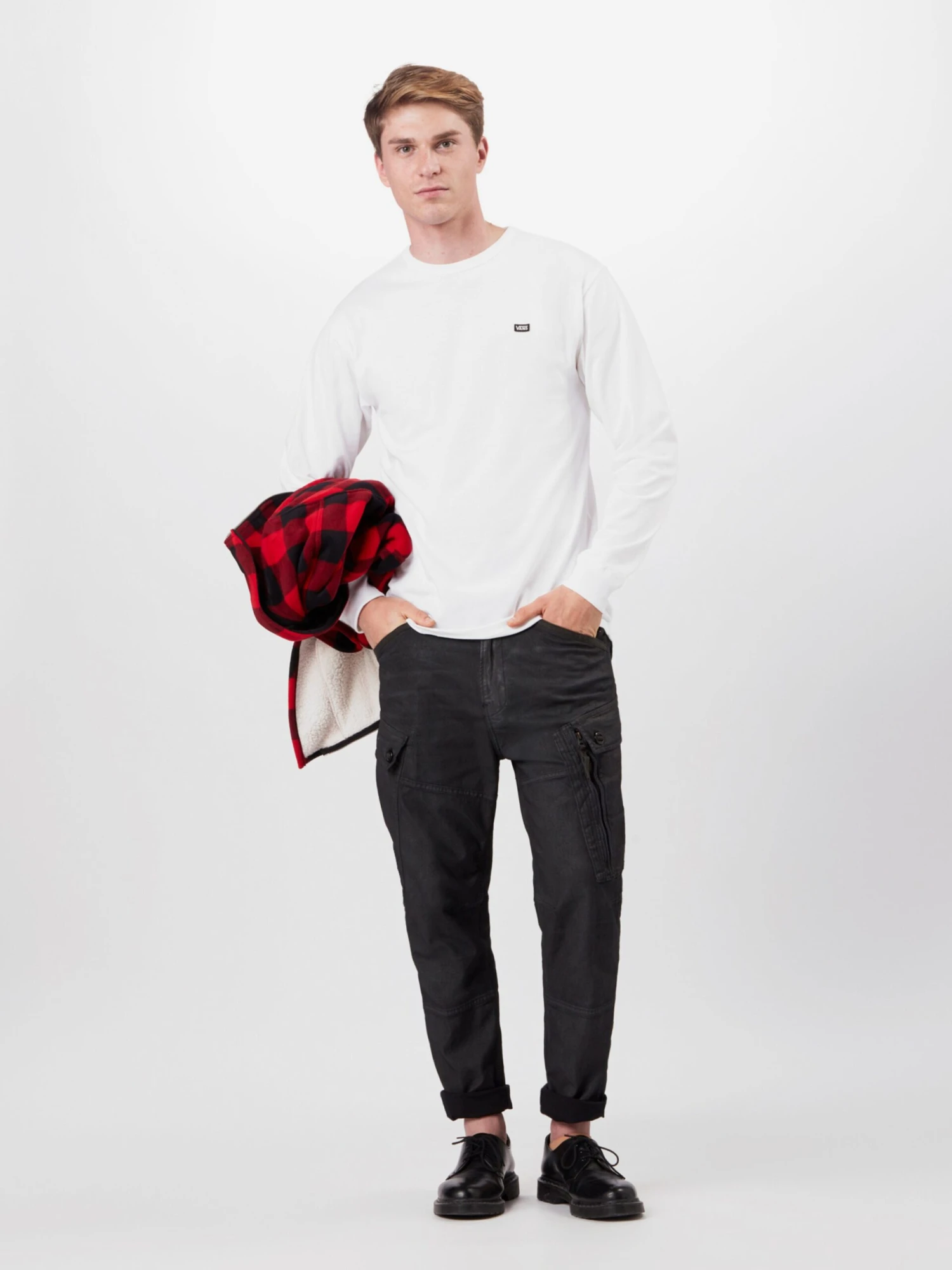 Vans Longsleeves Regular Fit Shirt OFF THE WALL Heren Wit 4 Vans Longsleeves Regular Fit Shirt OFF THE WALL Heren Wit - Afbeelding 4