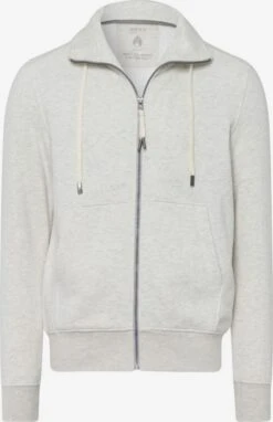 BRAX Sweatvesten Sweatvest Heren Lichtgrijs