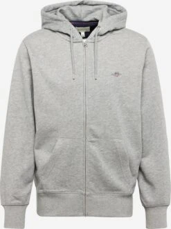 Gant Sweatvesten Met Capuchon Sweatvest Heren Grijs