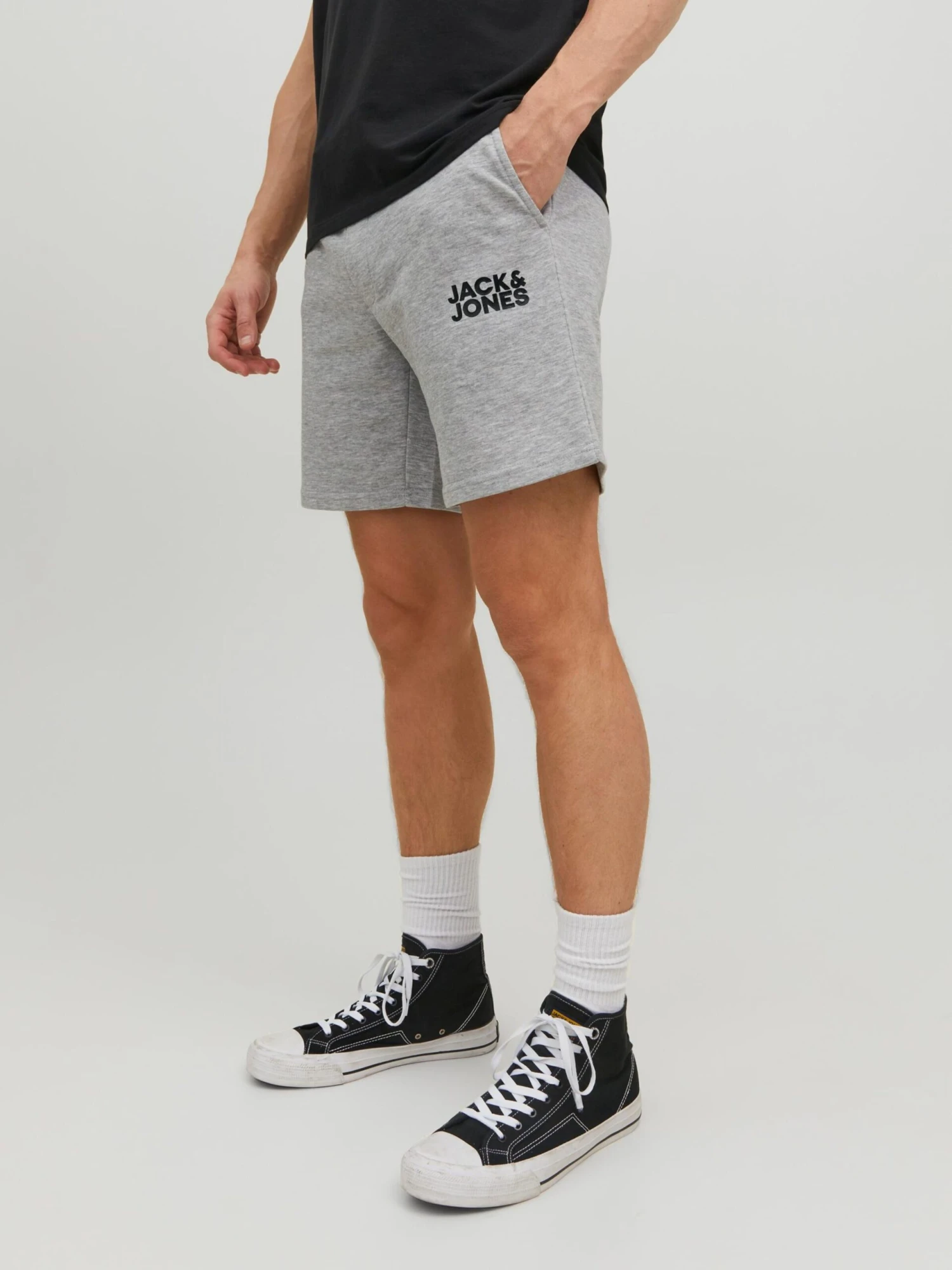 Jack & Jones Sweat Shorts Regular Broek BEX Heren Lichtgrijs 2 Jack & Jones Sweat Shorts Regular Broek BEX Heren Lichtgrijs - Afbeelding 2