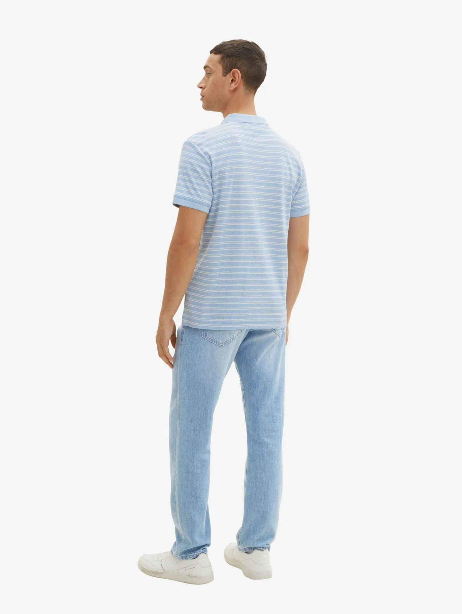 Tom Tailor Polos Shirt Heren Lichtblauw 5 Tom Tailor Polos Shirt Heren Lichtblauw - Afbeelding 5