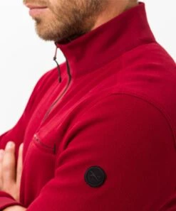 BRAX Sweatshirts Sweatshirt Sion Heren Bordeaux -Herenkleding Winkel 9763c93201e8c88c01d9bf7cefc893b2