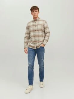 Jack & Jones Jeans Tapered Jeans Mike Heren Blauw -Herenkleding Winkel 9ca687deb319f8d75a1646345ea300b1