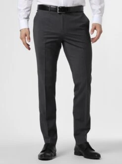 Hugo Pantalons Slimfit Pantalon Hesten Heren Donkergrijs