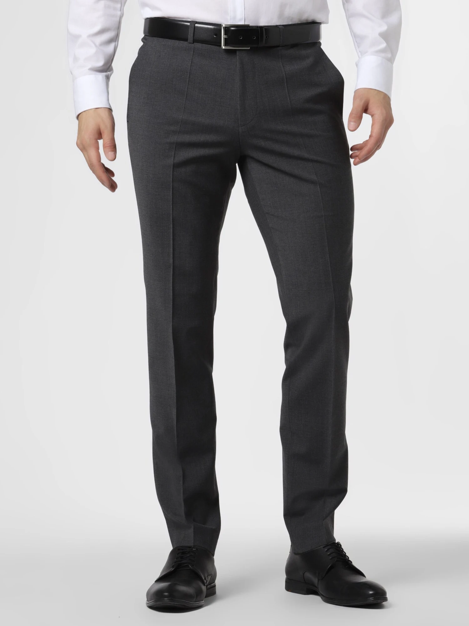 Hugo Pantalons Slimfit Pantalon Hesten Heren Donkergrijs 1 Hugo Pantalons Slimfit Pantalon Hesten Heren Donkergrijs