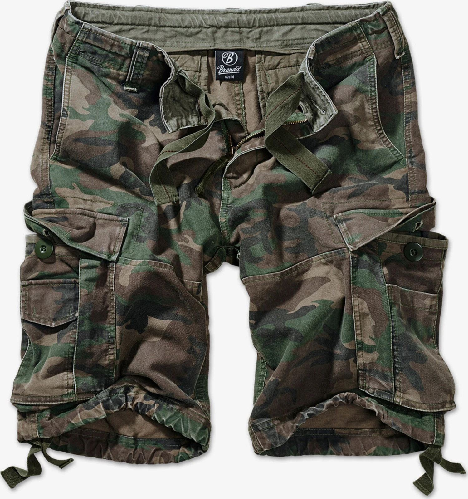 Brandit Cargo Shorts Regular Cargobroek Heren Kaki / Olijfgroen