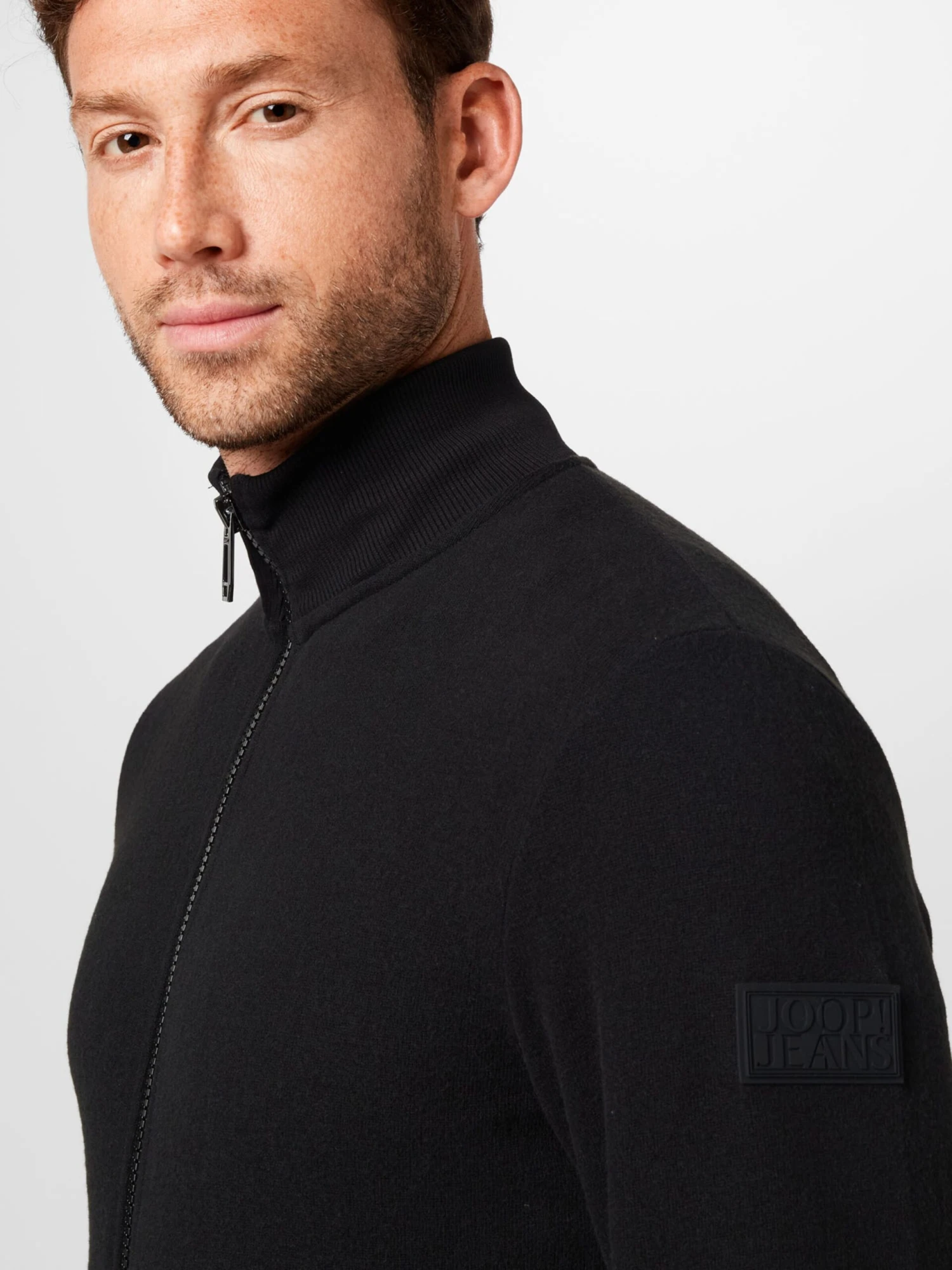 Joop Jeans Sweatvesten Sweatvest Amelios Heren Zwart 2 Joop Jeans Sweatvesten Sweatvest Amelios Heren Zwart - Afbeelding 2