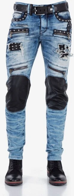 Cipo & Baxx Jeans Skinny Jeans CD342 Heren Blauw