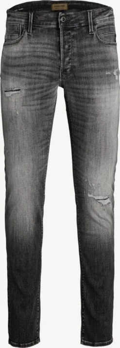 Jack & Jones Jeans Slimfit Jeans GLENN Heren Zwart