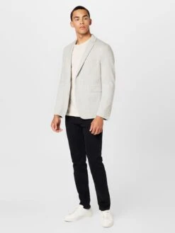 DRYKORN Blazers Slim Fit Colbert HURLEY Heren Grijs / Lichtgrijs -Herenkleding Winkel a1f88a1a26369c53e0e1856b015f7b7f