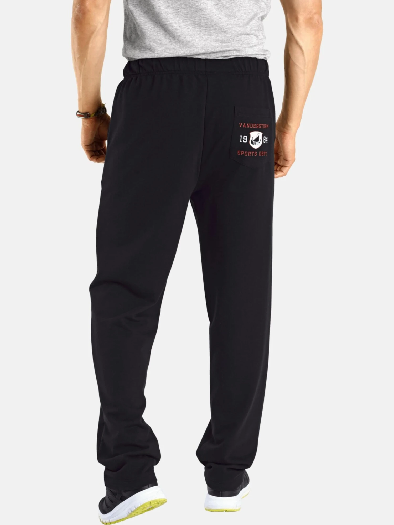 Sweatpants Regular Broek Bjan Heren Zwart 3 Sweatpants Regular Broek Bjan Heren Zwart - Afbeelding 3