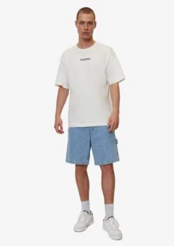 Marc O'Polo DENIM Denim Shorts Loosefit Broek Heren Blauw 10 Marc O'Polo DENIM Denim Shorts Loosefit Broek Heren Blauw -Herenkleding Winkel a25921dc6303645a837e3bb786a33ac4