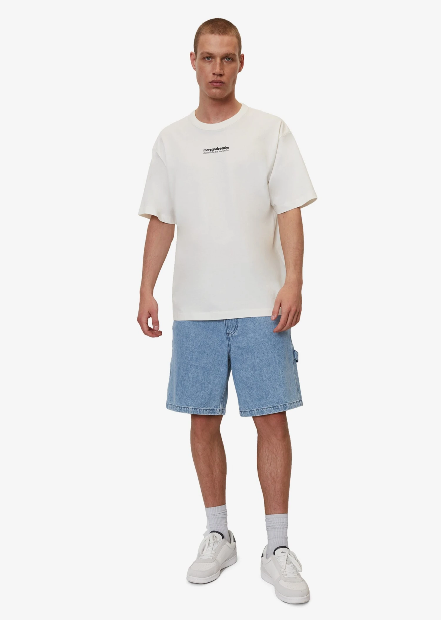 Marc O'Polo DENIM Denim Shorts Loosefit Broek Heren Blauw 5 Marc O'Polo DENIM Denim Shorts Loosefit Broek Heren Blauw - Afbeelding 5