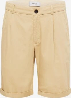 MEXX Chino Shorts Regular Bandplooibroek Heren Sand