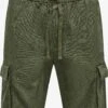 Only & Sons Cargo Shorts Regular Cargobroek Sinus Heren Olijfgroen